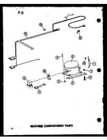 03 - Machine Compartment Parts parts for Amana Freezer CD-10B-A / P6033092W A from AppliancePartsPros.com