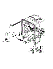 06 - Tub Assy parts for Amana Dishwasher CDC550CW / P1188328W from AppliancePartsPros.com