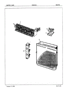 02 - Heater (Orig. Rev. A-C) parts for Crosley Dryer CDE20C5H from AppliancePartsPros.com