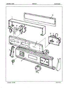 03 - Exterior (Orig. Rev. A-C) parts for Crosley Dryer CDE20C7 from AppliancePartsPros.com