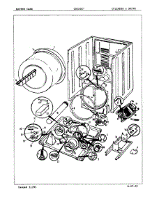 03 - Heater (Orig. Rev. A-C) parts for Crosley Dryer CDE20C7A from AppliancePartsPros.com