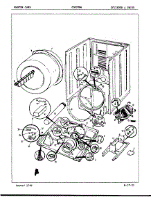 04 - Cylinder & Drive (Rev. E-F) parts for Crosley Dryer CDE20M6A from AppliancePartsPros.com