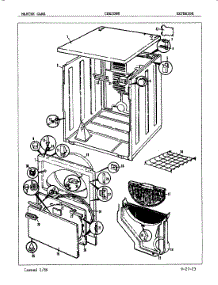 06 - Exterior (Rev. E-F) parts for Crosley Dryer CDE20M8 from AppliancePartsPros.com