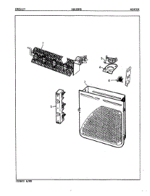 04 - Heater (Orig. Rev. A-D) parts for Crosley Dryer CDE20P6A from AppliancePartsPros.com