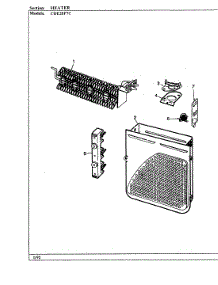 02 - Heater parts for Crosley Dryer CDE20P7AC from AppliancePartsPros.com