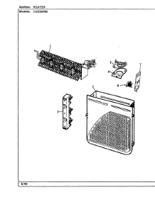 04 - Heater (Cde20p8d)(Orig. Rev. B) parts for Crosley Dryer CDE20P8D from AppliancePartsPros.com