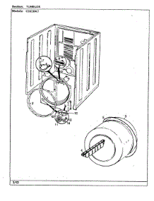 06 - Tumbler (Rev. A-B) parts for Crosley Dryer CDE20R7W from AppliancePartsPros.com