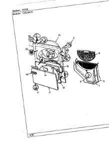 03 - Door (Orig. Rev. B) parts for Crosley Dryer CDE20R7WC from AppliancePartsPros.com