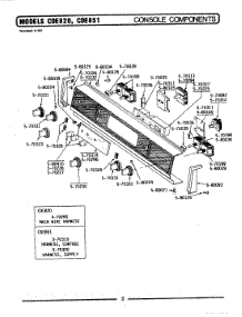 06 - Control Panel parts for Maytag Range CDE820 from AppliancePartsPros.com