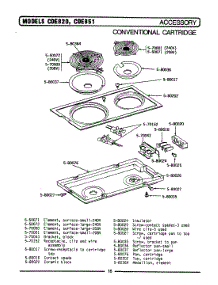 07 - Conventional Cartridge - Accessory parts for Maytag Range CDE820 from AppliancePartsPros.com