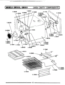11 - Oven Cavity & Components parts for Maytag Range CDE820 from AppliancePartsPros.com