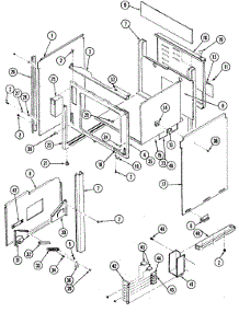 04 - Body parts for Maytag Range CDE8300ACB from AppliancePartsPros.com