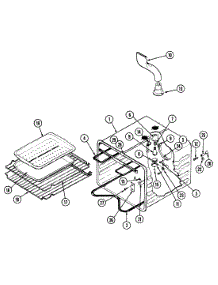 08 - Oven parts for Maytag Range CDE8300ACB from AppliancePartsPros.com