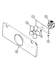 03 - Blower Motor-Cooling parts for Maytag Range CDE8300ADB from AppliancePartsPros.com