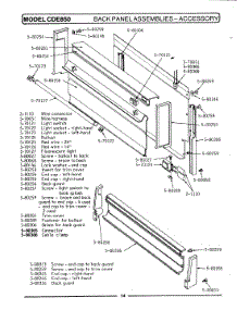 04 - Basic Body Assembly parts for Maytag Range CDE850 from AppliancePartsPros.com