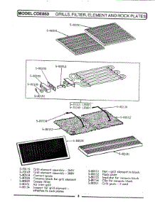 14 - Grill, Filter, Element & Rock Plate parts for Maytag Range CDE850 from AppliancePartsPros.com