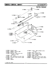 13 - Rotis-Kebab Accessory parts for Maytag Range CDE851 from AppliancePartsPros.com