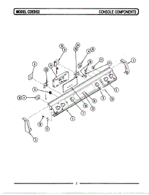 06 - Control Panel parts for Maytag Range CDE852 from AppliancePartsPros.com