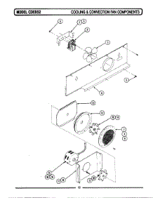 08 - Cooling & Convection Fan Components parts for Maytag Range CDE852 from AppliancePartsPros.com