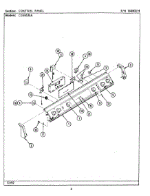 03 - Control Panel parts for Maytag Range CDE8520ACB from AppliancePartsPros.com