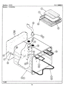 07 - Oven parts for Maytag Range CDE8520ACB from AppliancePartsPros.com