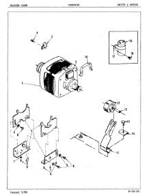 03 - Drive & Motor parts for Crosley Dryer CDE8630 from AppliancePartsPros.com