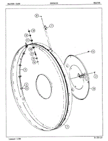 04 - Heater parts for Crosley Dryer CDE8630H from AppliancePartsPros.com