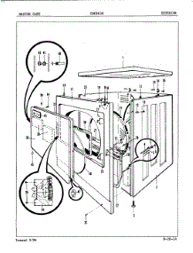 02 - Cylinder & Drive (Orig.-Rev. A-D) parts for Crosley Dryer CDG20C7 from AppliancePartsPros.com