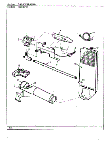 03 - Gas Carrying parts for Crosley Dryer CDG20P6AC from AppliancePartsPros.com
