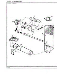 04 - Gas Carrying parts for Crosley Dryer CDG20P7W from AppliancePartsPros.com
