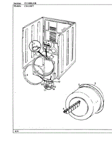06 - Tumbler parts for Crosley Dryer CDG20P7W from AppliancePartsPros.com