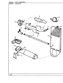 04 - Gas Carrying parts for Crosley Dryer CDG20P7WC from AppliancePartsPros.com