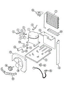 02 - System & Chassis parts for Crosley Dehumidifier CDH50M-02 from AppliancePartsPros.com