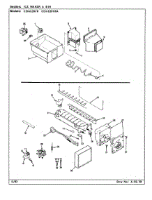 04 - Ice Maker & Bin parts for Maytag Refrigerator CDNS20V8 / CR07A from AppliancePartsPros.com