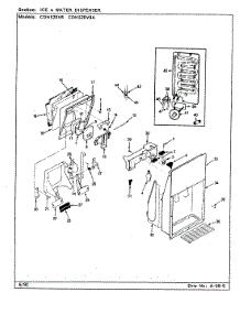05 - Ice & Water Dispenser parts for Maytag Refrigerator CDNS20V8A / CR08A from AppliancePartsPros.com