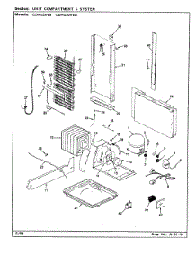08 - Unit Compartment & System parts for Maytag Refrigerator CDNS20V8A / CR08A from AppliancePartsPros.com