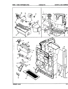 04 - Water & Ice Dispenser parts for Maytag Refrigerator CDNS22T9H / 8L07B from AppliancePartsPros.com