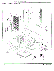 06 - Unit Compartment & System parts for Maytag Refrigerator CDNS22V9 / BR35F from AppliancePartsPros.com