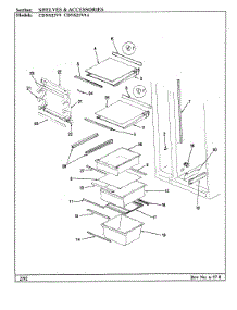 07 - Shelves & Accessories parts for Maytag Refrigerator CDNS22V9A / CR36A from AppliancePartsPros.com