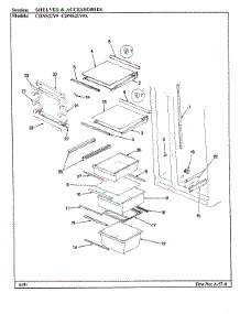 07 - Shelves & Accessories parts for Maytag Refrigerator CDNS22V9A / BR36F from AppliancePartsPros.com