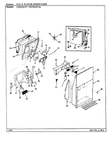05 - Ice & Water Dispenser parts for Maytag Refrigerator CDNS22V9A / BR36E from AppliancePartsPros.com