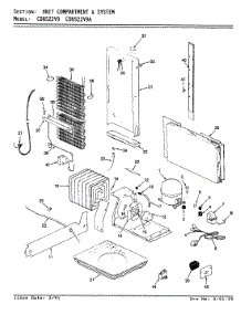 07 - Unit Compartment & System parts for Maytag Refrigerator CDNS22V9A / BR36A from AppliancePartsPros.com