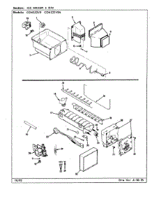 06 - Ice Maker & Bin parts for Maytag Refrigerator CDNS22V9A / CR38A from AppliancePartsPros.com
