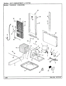 08 - Unit Compartment & System parts for Maytag Refrigerator CDNS24V9 / CR85A from AppliancePartsPros.com