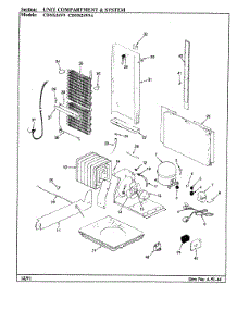 06 - Unit Compartment & System parts for Maytag Refrigerator CDNS24V9 / BR85E from AppliancePartsPros.com