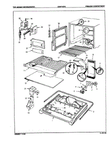 02 - Freezer Compartment parts for Maytag Refrigerator CDNT18T9A / 8B29A from AppliancePartsPros.com