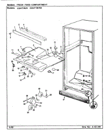 03 - Fresh Food Compartment parts for Maytag Refrigerator CDNT18V9A / BC48C from AppliancePartsPros.com