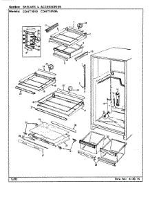 07 - Shelves & Accessories parts for Maytag Refrigerator CDNT18V9A / BC48C from AppliancePartsPros.com