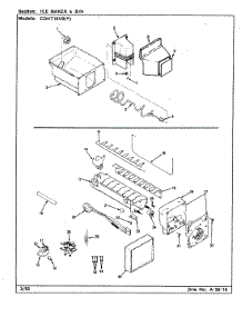 05 - Ice Maker & Bin parts for Maytag Refrigerator CDNT18V9A / AC48A from AppliancePartsPros.com