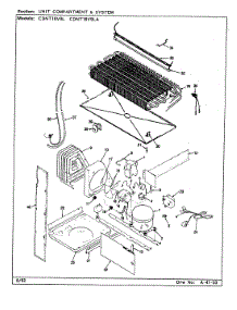 08 - Unit Compartment & System parts for Maytag Refrigerator CDNT18V9LA / CC49A from AppliancePartsPros.com